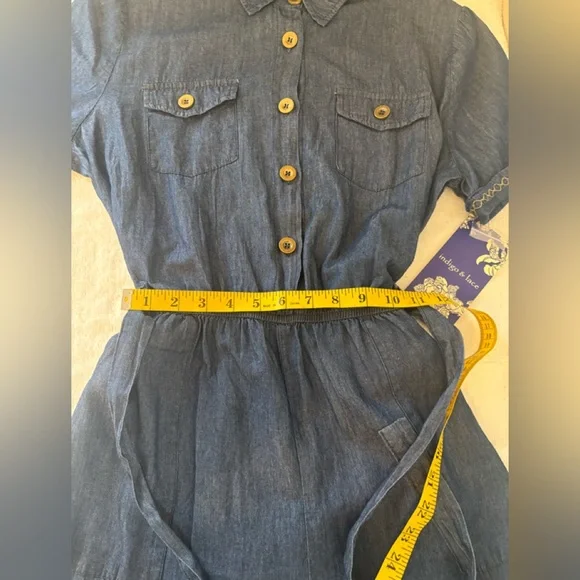 Indigo Denim Blue Women's Jumpsuit - Picture 8 of 13